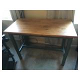 Butcher Block Top Work Table