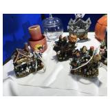 5 Pcs Halloween Village Set