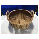 Double Handle Split Oak Bread Basket