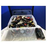 Large selection of LEGO pieces, nothing built.