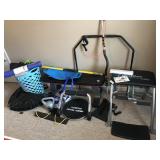 Large selection of exercise equipment
