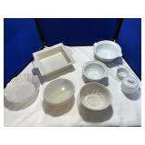 Selection of White Dish Ware