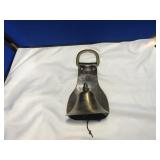 Brass School Bell W/ Leather & Brass Holder