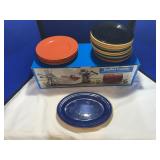 Buffett Caddy New in Box & Bower Dinner Plates