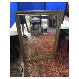 Beveled Mirror in Gold Leaf Frame