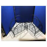 2 Matching Metal Magazine Racks