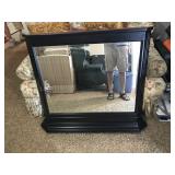 Large Black Wall Hanging Mirror