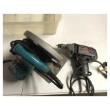 Makita Circular Saw & Craftsman Electric Drill