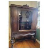 1930s Walnut Display Case