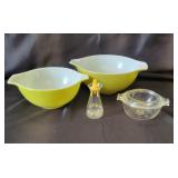 4 Pcs Vintage Pyrex