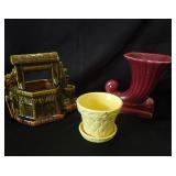 3 Pcs McCoy Pottery Planters