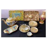 Vintage Toy Tea Sets - Peach Pearlescent