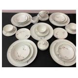 24 Pcs "Cherry  Blossom" Fine China