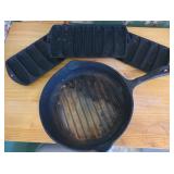 4 Pcs Cast Iron - Cornbread & Skillet