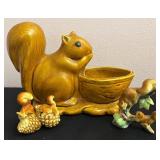 Squirrel Planter & Miniatures