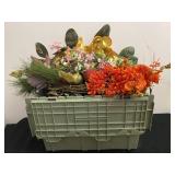Assortment of Faux Flowers - Swags & Wreaths