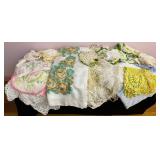 Assortment of Vintage Table Linens & Doilies