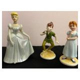 3 Pc Porcelain Disney Characters