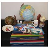 Traveling Lot w/Globe, Bookends++