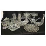 20 Pcs Crystal Cut Glass Collection