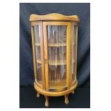 Half Moon Table Top Display Cabinet