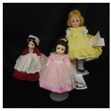 3 Pcs Madame Alexander 