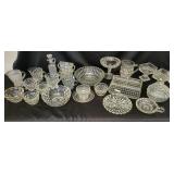 Collection of Cubist Crystal Cut Glass