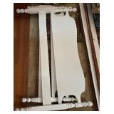 Full Painted Wood Bed Frame