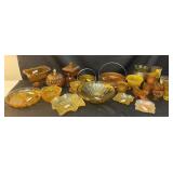 Vintage Amber Glass Collection