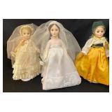 3 Pcs Vintage Effanbee Dolls