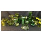 Collection of Green Glass