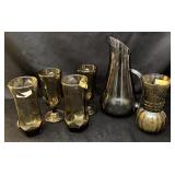 "Smoky Topaz" Colored Glassware