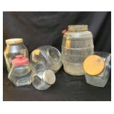 6 Pcs Counter Storage & Display Jars