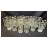 23 Pcs Jam Jars