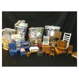 Large Lot of Doll House Furniture