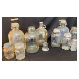 Assortment of Vintage Glass Jars - Ball, Atlas++
