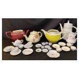 Collection of Teapots Large & Small