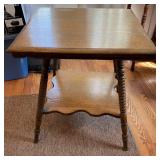 Vintage Spindle Leg Accent Table