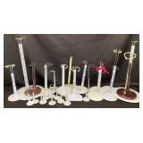 Lot of Metal Doll Stands