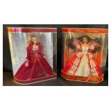 Rare 1997 Holiday Barbie & 2002 Holiday Barbie