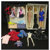 1963 Barbie Travel Case, Barbies, & Clothes