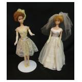 1958 Barbie & 1962 Midge Bride