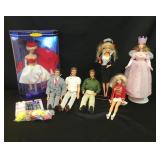 Assortment of Ken & Barbie Dolls