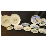 Collection of Vintage Decorative Plates