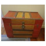 Antique Rolling Trunk