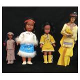 Native American Dolls & Statue