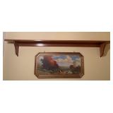 Hanging Shelf & Wall Art