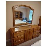 Arbek Oak Dresser and Mirror