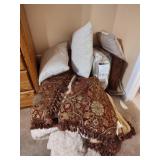 Assorted Comforters, Pillows
