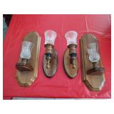 2 Pairs of Matching Sconces